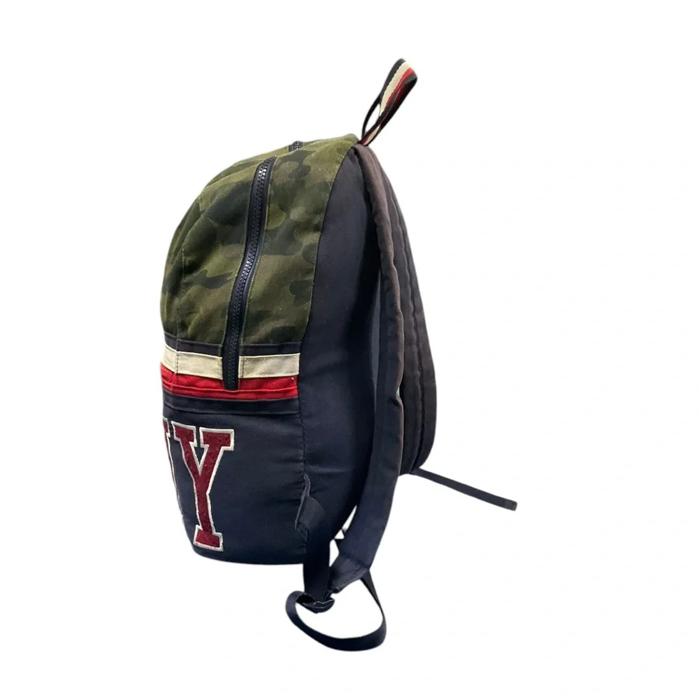🪖 Tommy Hilfiger Camo Backpack w/‎ OG TOMMY Spellout 🔥 Y2K Vibes